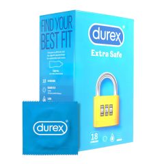 Durex Extra Safe - biztonságos óvszer (18db)