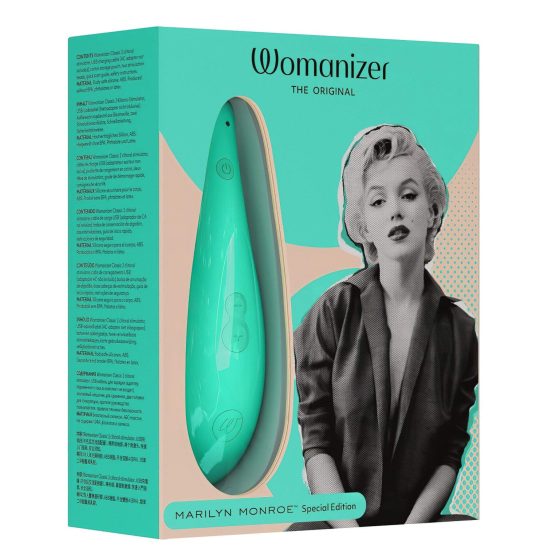 Womanizer Marilyn Monroe - léghullámos csiklóizgató (türkiz)