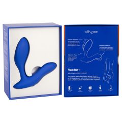 We-Vibe Vector+ - akkus, okos anál vibrátor (kék)