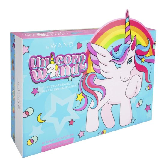 le Wand Unicorn - variálható masszírozó vibrátor szett (szivárvány)