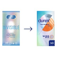 Durex Invisible XL - extra nagy óvszer (10db)