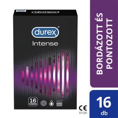 Durex Intense - bordázott és pontozott óvszer (16db)