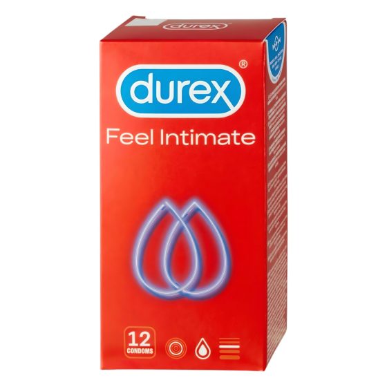 Durex Feel Intimate - vékonyfalú óvszer csomag (3x12db)