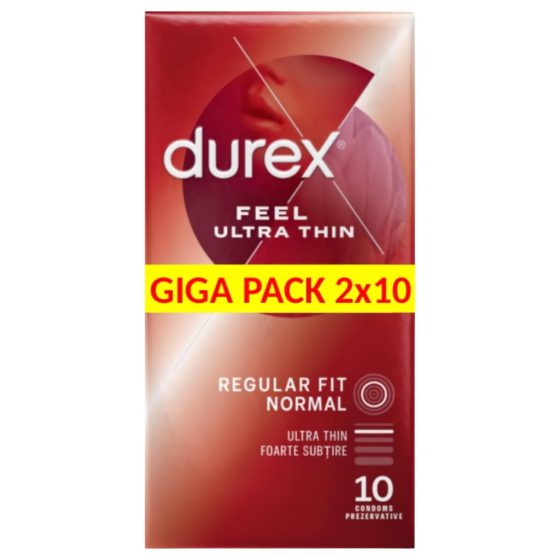 Durex Feel Ultra Thin - ultra élethű óvszer (2x10db)