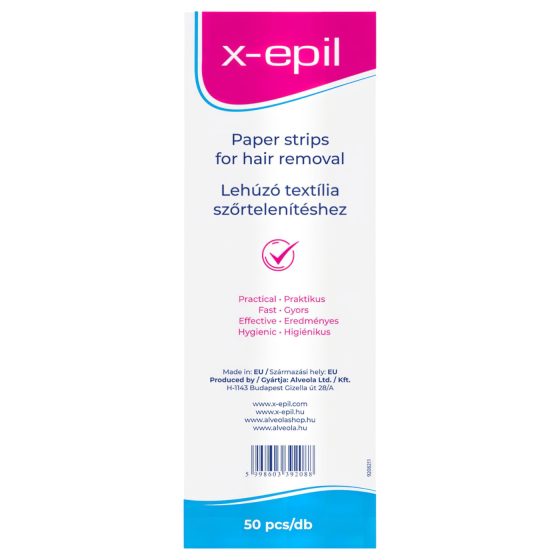 X-Epil - lehúzó textilcsíkok (50db)