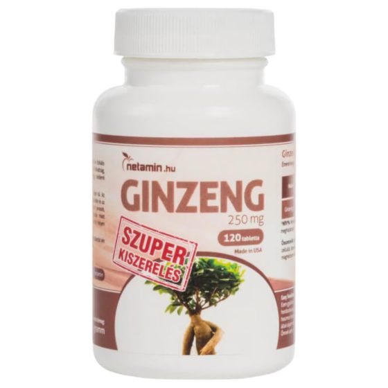 Netamin Ginzeng 250mg - étrend-kiegészítő kapszula (40db)