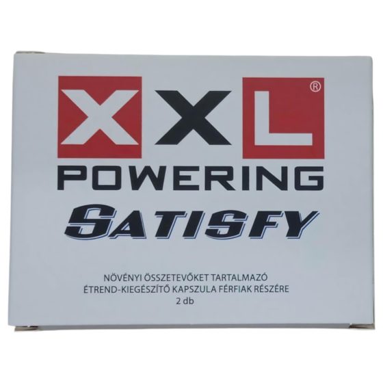 / XXL powering Satisfy - erős, étrend-kiegészítő férfiaknak (2db)