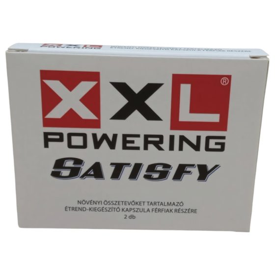 / XXL powering Satisfy - erős, étrend-kiegészítő férfiaknak (2db)