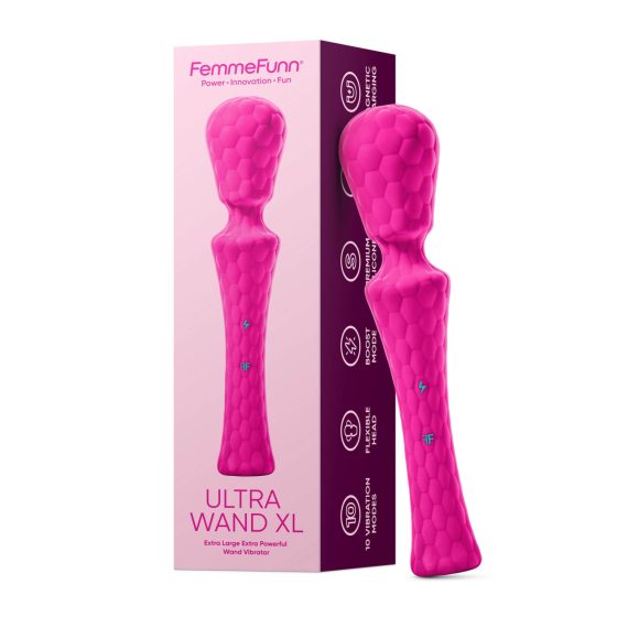 FemmeFunn Ultra Wand XL - prémium masszírozó vibrátor (pink)