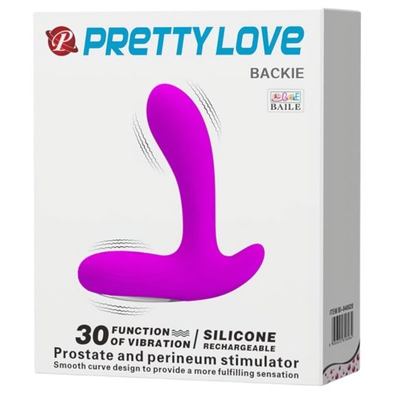 Pretty Love Backie - prosztata vibrátor (pink)