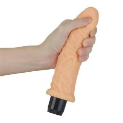 Lovetoy Real Feel - élethű vibrátor - 19cm (natúr)