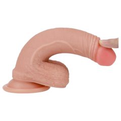   Lovetoy Nature Cock - kétrétegű élethű dildó - 18cm (natúr)