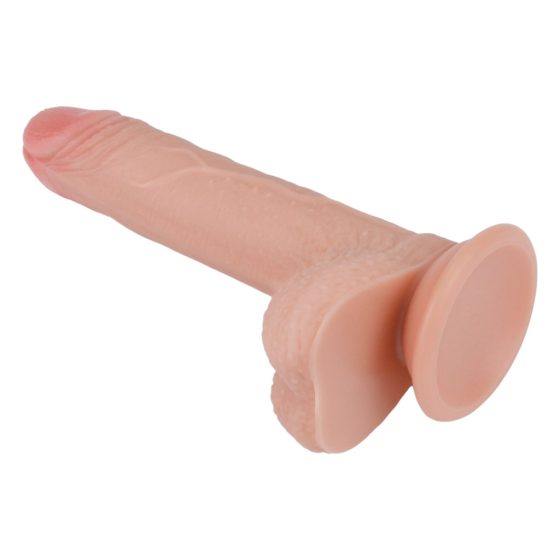 Lovetoy Nature Cock - kétrétegű élethű dildó - 18cm (natúr)