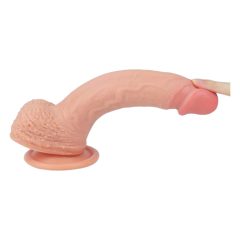   Lovetoy Nature Cock - tapadótalpas élethű dildó - 21cm (natúr)