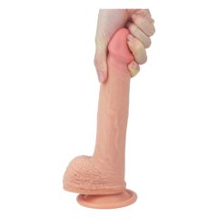   Lovetoy Nature Cock - tapadótalpas élethű dildó - 21cm (natúr)