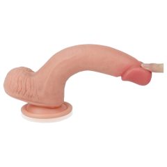   Lovetoy Nature Cock - kétrétegű élethű dildó - 20cm (natúr)