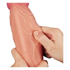   Lovetoy Nature Cock - kétrétegű élethű dildó - 25cm (natúr)