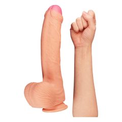   Lovetoy Nature Cock - kétrétegű élethű dildó - 28cm (natúr)