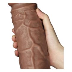   Lovetoy Chubby - tapadótalpas élethű dildó - 25cm (natúr)