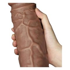   Lovetoy Chubby - tapadótalpas élethű dildó - 25cm (natúr)