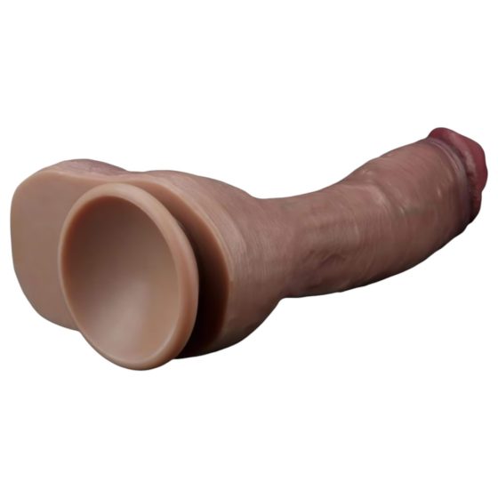 Lovetoy Nature Cock - kétrétegű élethű dildó - 26cm (natúr)