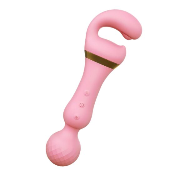 / Tracy's Dog Magic Wand - akkus, 3in1 masszírozó vibrátor (pink)