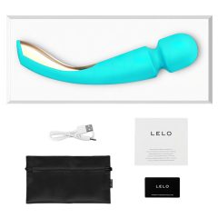   LELO Smart Wand 2 - nagy - akkus, masszírozó vibrátor (türkiz)