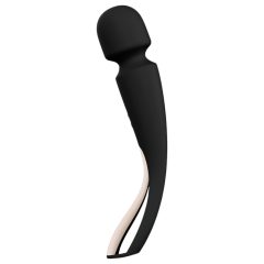   LELO Smart Wand 2 - nagy - akkus, masszírozó vibrátor (fekete)