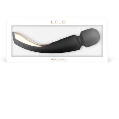   LELO Smart Wand 2 - nagy - akkus, masszírozó vibrátor (fekete)