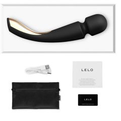   LELO Smart Wand 2 - nagy - akkus, masszírozó vibrátor (fekete)