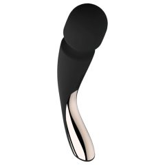   LELO Smart Wand 2 - nagy - akkus, masszírozó vibrátor (fekete)