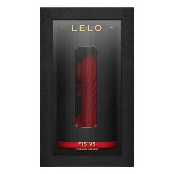 LELO F1s V3 - interaktív maszturbátor (fekete-piros)