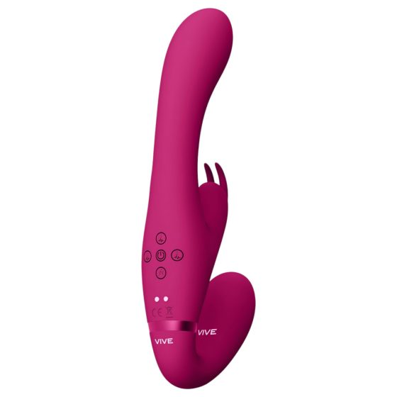 Vive Suki - akkus, tartópánt nélküli felcsatolható vibrátor (pink)