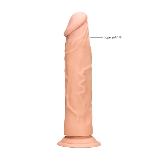 RealRock Dong 9 - élethű dildó (23cm) - natúr