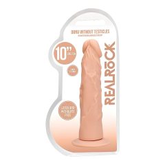 RealRock Dong 10 - élethű dildó (25cm) - natúr