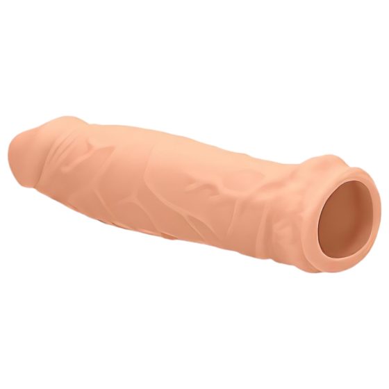 RealRock Penis Sleeve 6 - péniszköpeny (17cm) - natúr