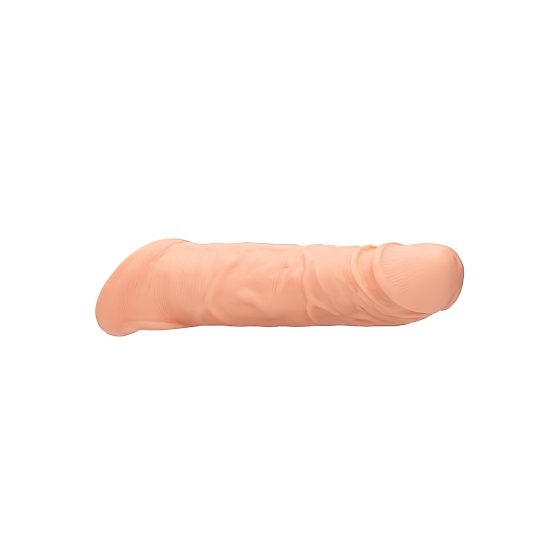 RealRock Penis Sleeve 8 - péniszköpeny (21cm) - natúr