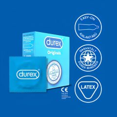 Durex Originals Classic - óvszer (3db)