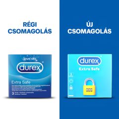 Durex extra safe - biztonságos óvszer (3db)