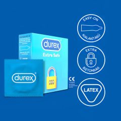 Durex extra safe - biztonságos óvszer (3db)