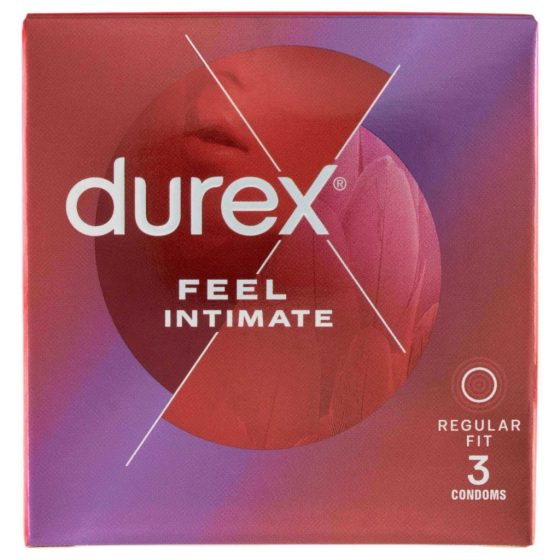 Durex Feel Intimate - vékonyfalú óvszer (3db)