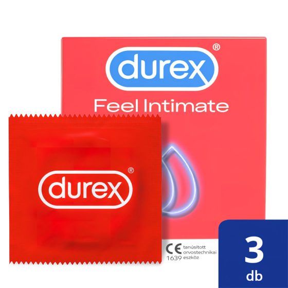 Durex Feel Intimate - vékonyfalú óvszer (3db)