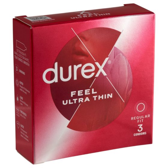 Durex Feel Ultra Thin - ultra élethű óvszer (3db)