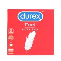 Durex Feel Ultra Thin - ultra élethű óvszer (3db)