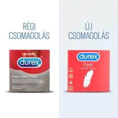 Durex Feel Ultra Thin - ultra élethű óvszer (3db)