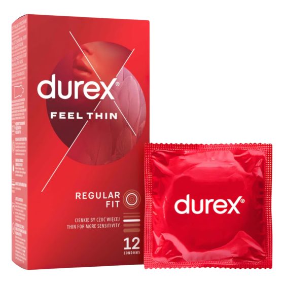 Durex Feel Thin - élethű érzés óvszer (12db)