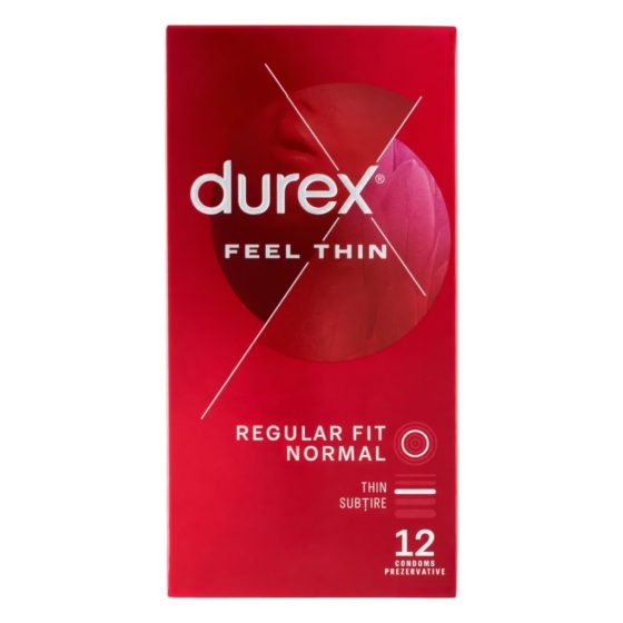 Durex Feel Thin - élethű érzés óvszer (12db)