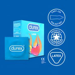 Durex óvszer Love - Easy-on óvszer (4db)