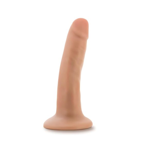 Dr. Skin 5,5 - tapadótalpas élethű dildó - natúr (14cm)