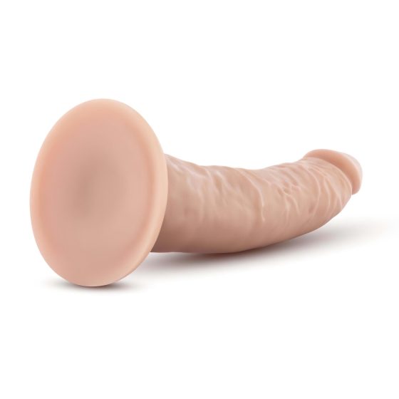 Dr. Skin 7 - tapadókorongos élethű dildó - natúr (17,5cm)